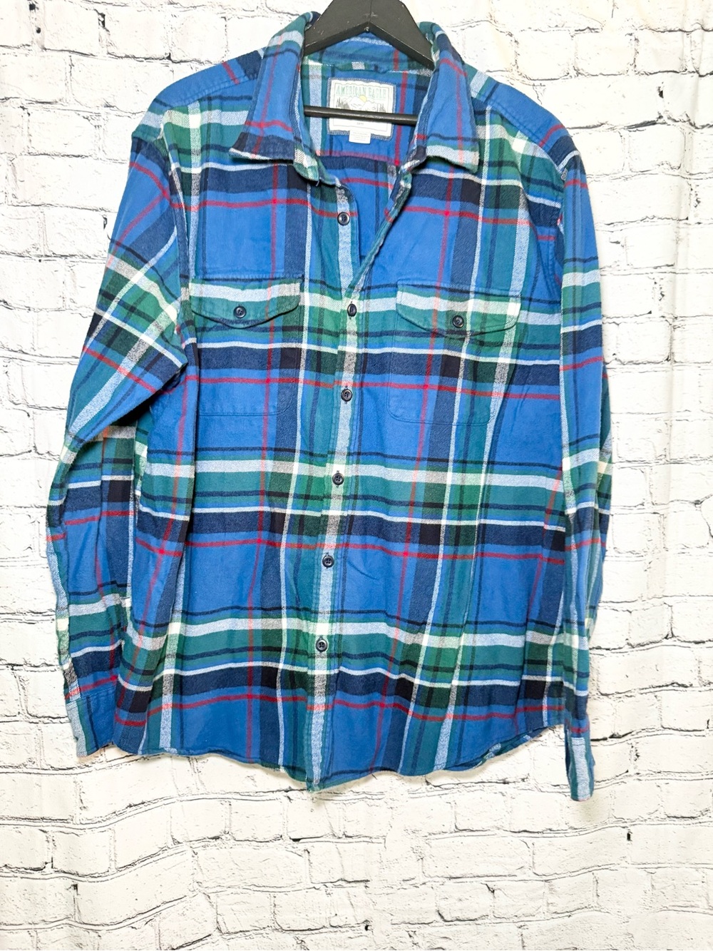 American eagle. Blue flannel. Size XXL